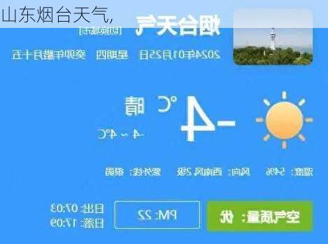 山东烟台天气,-第1张图片-呼呼旅行网
