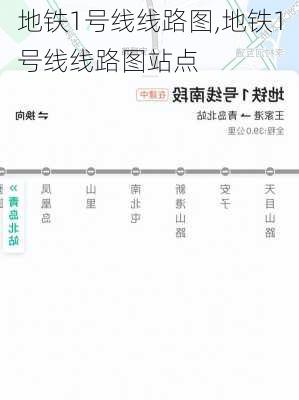 地铁1号线线路图,地铁1号线线路图站点-第3张图片-呼呼旅行网