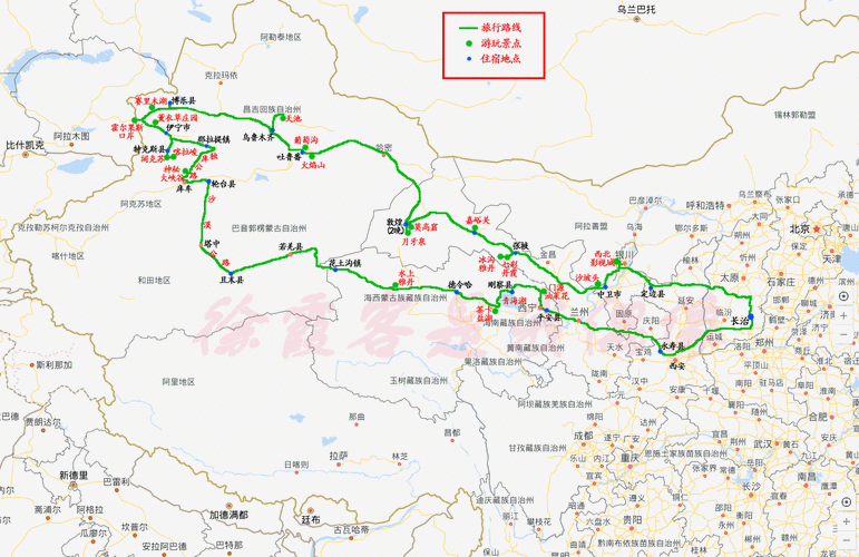 西北自驾游最佳路线,西北自驾游最佳路线图-第3张图片-呼呼旅行网