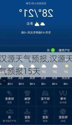 汉源天气预报,汉源天气预报15天-第2张图片-呼呼旅行网