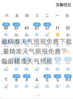 最精准天气预报免费下载,最精准天气预报免费下载最精准天气预报-第2张图片-呼呼旅行网