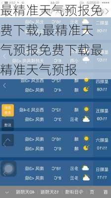 最精准天气预报免费下载,最精准天气预报免费下载最精准天气预报-第1张图片-呼呼旅行网