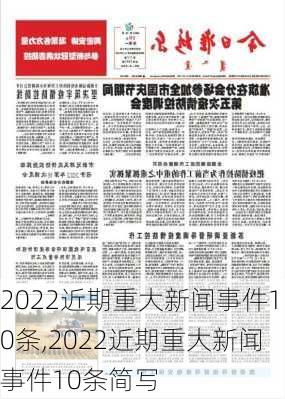 2022近期重大新闻事件10条,2022近期重大新闻事件10条简写-第3张图片-呼呼旅行网