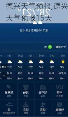 德兴天气预报,德兴天气预报15天-第1张图片-呼呼旅行网