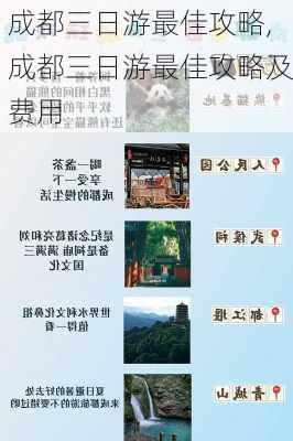 成都三日游最佳攻略,成都三日游最佳攻略及费用-第2张图片-呼呼旅行网