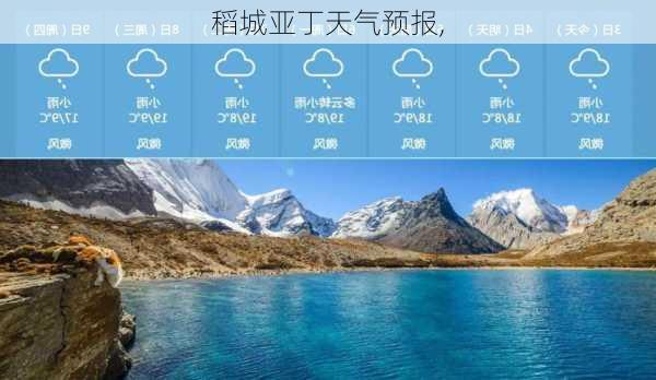 稻城亚丁天气预报,-第2张图片-呼呼旅行网