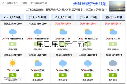 廉江,廉江天气预报-第2张图片-呼呼旅行网