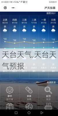 天台天气,天台天气预报