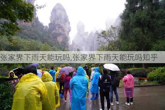 张家界下雨天能玩吗,张家界下雨天能玩吗知乎-第3张图片-呼呼旅行网