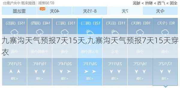 九寨沟天气预报7天15天,九寨沟天气预报7天15天穿衣-第3张图片-呼呼旅行网