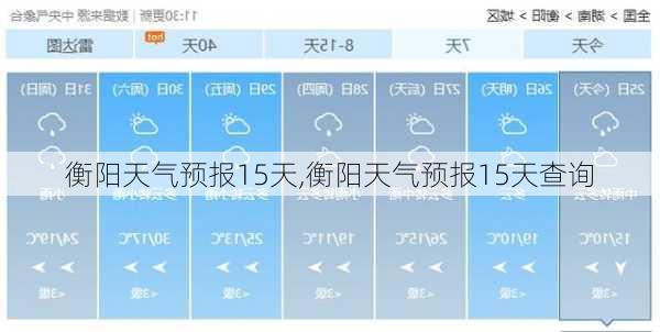 衡阳天气预报15天,衡阳天气预报15天查询-第1张图片-呼呼旅行网