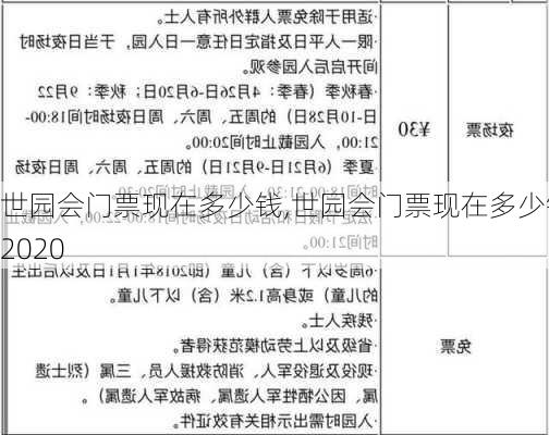 世园会门票现在多少钱,世园会门票现在多少钱2020-第2张图片-呼呼旅行网