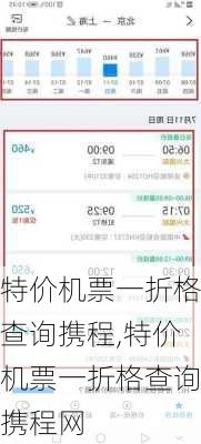 特价机票一折格查询携程,特价机票一折格查询携程网-第3张图片-呼呼旅行网
