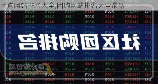 团购网站排名大全,团购网站排名大全最新