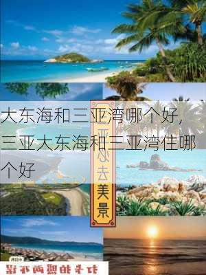 大东海和三亚湾哪个好,三亚大东海和三亚湾住哪个好-第2张图片-呼呼旅行网