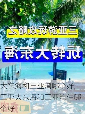 大东海和三亚湾哪个好,三亚大东海和三亚湾住哪个好-第1张图片-呼呼旅行网