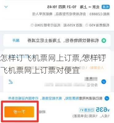 怎样订飞机票网上订票,怎样订飞机票网上订票对便宜-第2张图片-呼呼旅行网