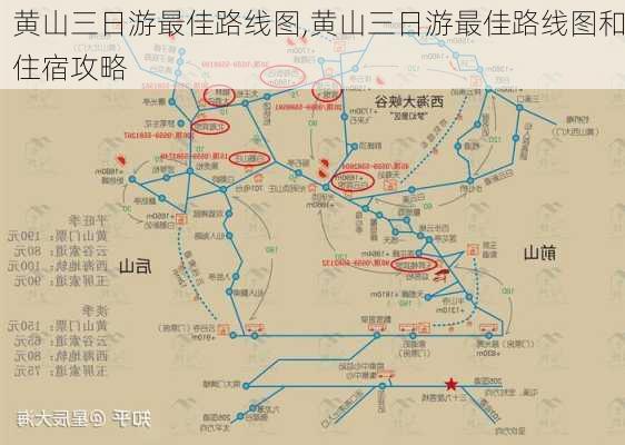 黄山三日游最佳路线图,黄山三日游最佳路线图和住宿攻略-第3张图片-呼呼旅行网