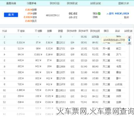 火车票网,火车票网查询-第3张图片-呼呼旅行网