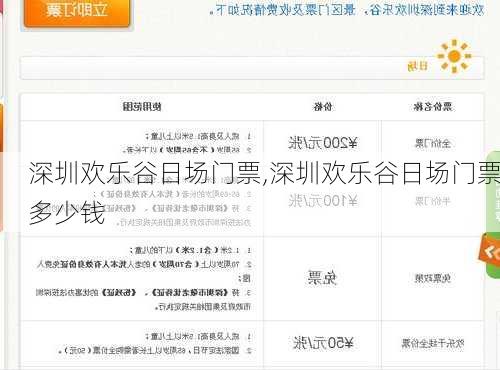 深圳欢乐谷日场门票,深圳欢乐谷日场门票多少钱-第2张图片-呼呼旅行网