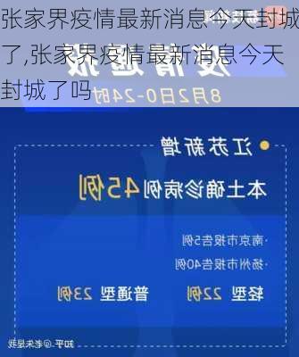 张家界疫情最新消息今天封城了,张家界疫情最新消息今天封城了吗