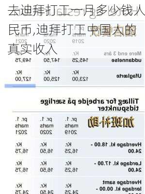 去迪拜打工一月多少钱人民币,迪拜打工中国人的真实收入-第2张图片-呼呼旅行网