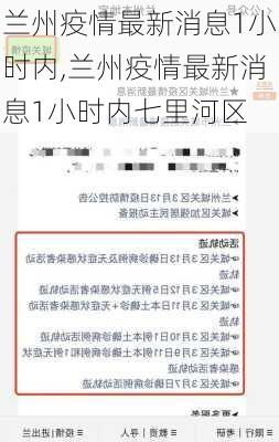 兰州疫情最新消息1小时内,兰州疫情最新消息1小时内七里河区-第3张图片-呼呼旅行网