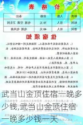 武当山金顶住宿一晚多少钱,武当山金顶住宿一晚多少钱一天-第2张图片-呼呼旅行网