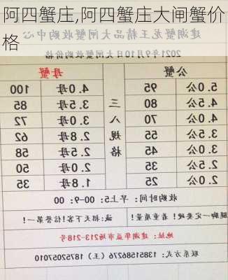 阿四蟹庄,阿四蟹庄大闸蟹价格-第2张图片-呼呼旅行网