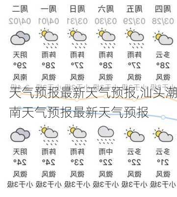 天气预报最新天气预报,汕头潮南天气预报最新天气预报-第2张图片-呼呼旅行网