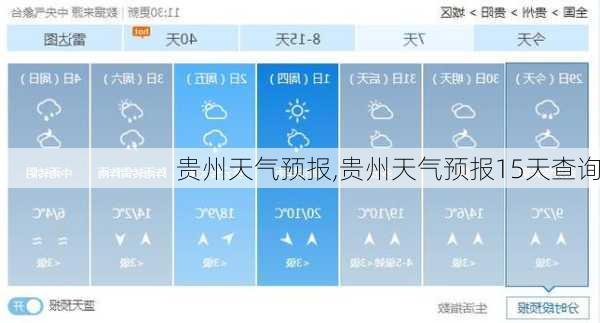 贵州天气预报,贵州天气预报15天查询-第2张图片-呼呼旅行网