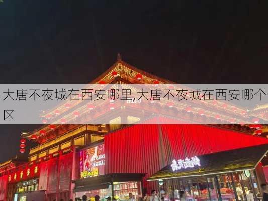 大唐不夜城在西安哪里,大唐不夜城在西安哪个区-第1张图片-呼呼旅行网