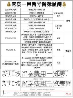 新加坡留学费用一览表,新加坡留学费用一览表图片-第3张图片-呼呼旅行网