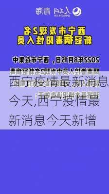 西宁疫情最新消息今天,西宁疫情最新消息今天新增-第1张图片-呼呼旅行网