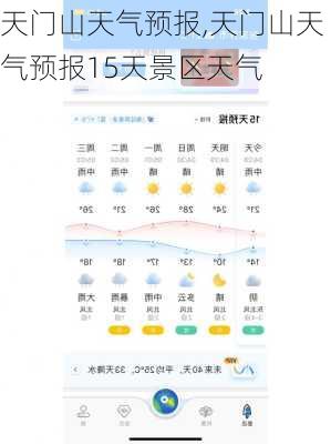 天门山天气预报,天门山天气预报15天景区天气-第2张图片-呼呼旅行网