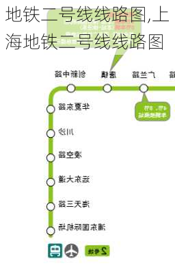 地铁二号线线路图,上海地铁二号线线路图-第1张图片-呼呼旅行网