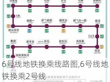 6号线地铁换乘线路图,6号线地铁换乘2号线-第2张图片-呼呼旅行网