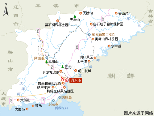 丹东旅游景点简介,丹东旅游景点分布图-第3张图片-呼呼旅行网