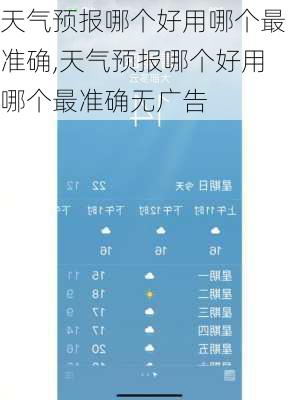 天气预报哪个好用哪个最准确,天气预报哪个好用哪个最准确无广告-第2张图片-呼呼旅行网