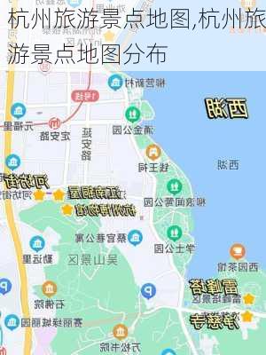 杭州旅游景点地图,杭州旅游景点地图分布-第1张图片-呼呼旅行网