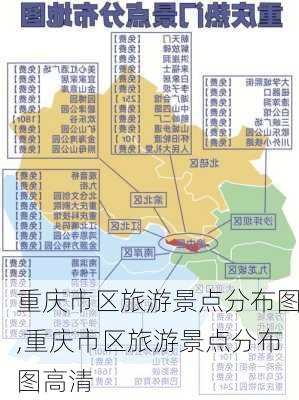 重庆市区旅游景点分布图,重庆市区旅游景点分布图高清