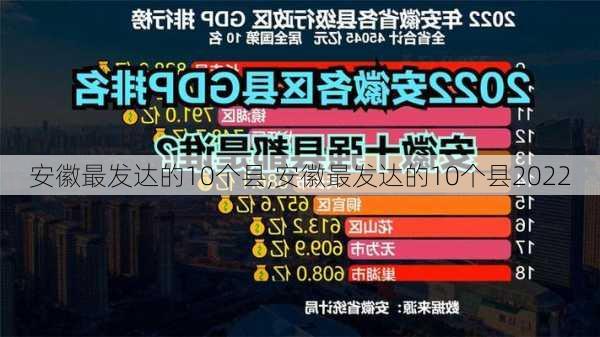 安徽最发达的10个县,安徽最发达的10个县2022-第3张图片-呼呼旅行网