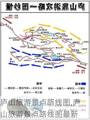 庐山旅游景点路线图,庐山旅游景点路线图最新-第1张图片-呼呼旅行网