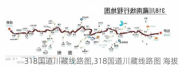 318国道川藏线路图,318国道川藏线路图 海拔-第2张图片-呼呼旅行网