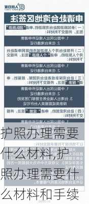 护照办理需要什么材料,护照办理需要什么材料和手续-第2张图片-呼呼旅行网