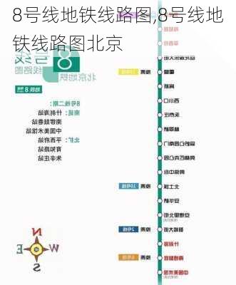 8号线地铁线路图,8号线地铁线路图北京-第2张图片-呼呼旅行网