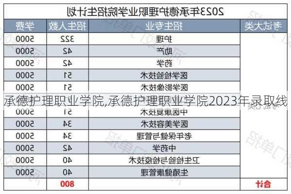 承德护理职业学院,承德护理职业学院2023年录取线-第1张图片-呼呼旅行网