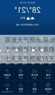 荔波天气预报,荔波天气预报15天准确七孔天气预报15天-第2张图片-呼呼旅行网