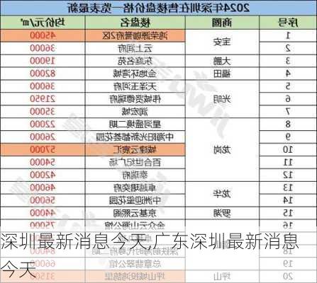 深圳最新消息今天,广东深圳最新消息今天-第3张图片-呼呼旅行网