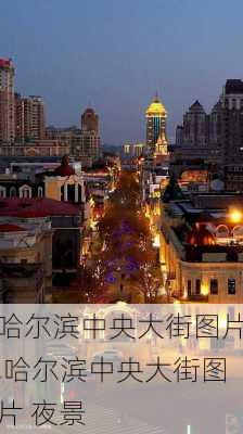 哈尔滨中央大街图片,哈尔滨中央大街图片 夜景-第2张图片-呼呼旅行网